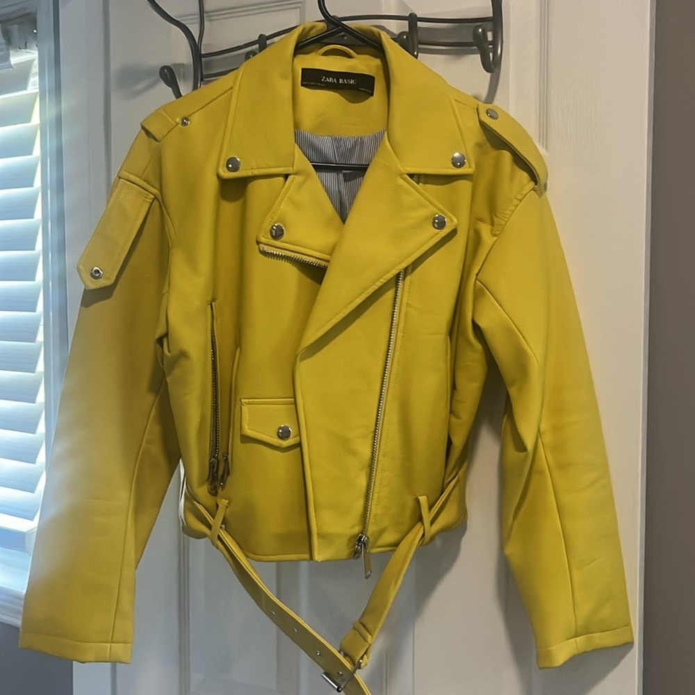 Zara Basic Motorcycle Jacket - image 7